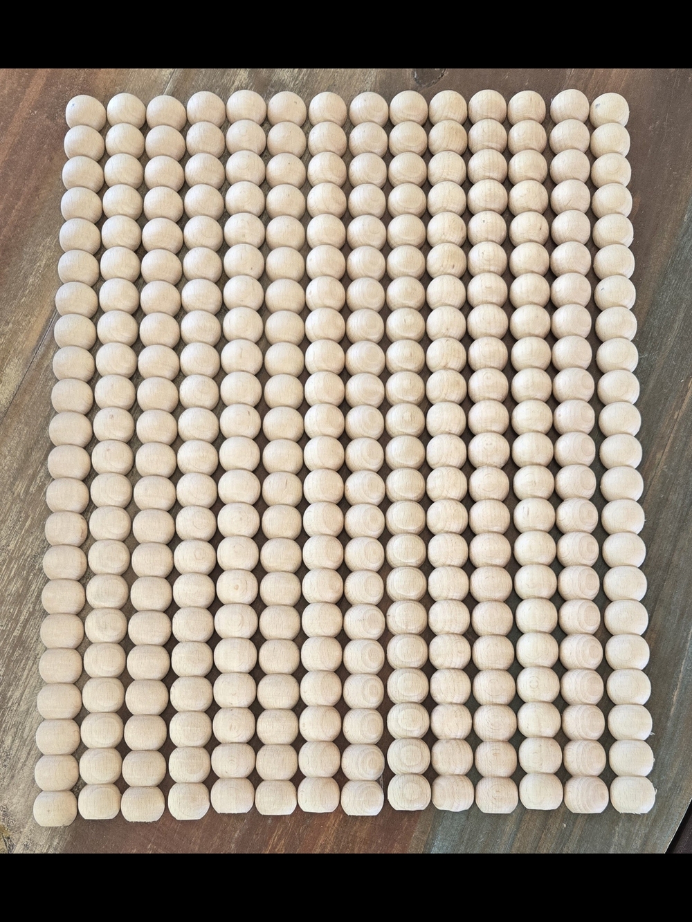14 Wood Half Bead Trim Pieces Paintable Decorative Molding DIY Furniture Wall